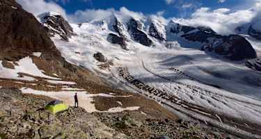 Wohl einer der schönsten Berge der Ostalpen: der 3.900 m hohe Piz Palü