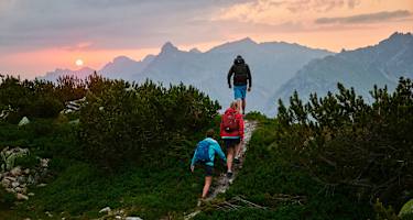 Sonnenuntergang Wanderung 24h wandern