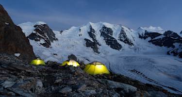 Basecamp am Piz Palü, Engadin