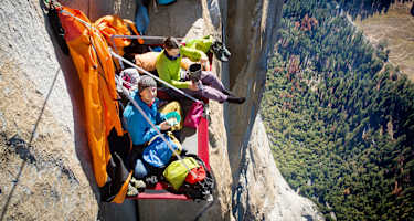 11 Nächte, 12 Klettertage: Alexandra Schweikart und Christopher Igel in El Corazon, Yosemite Valley.