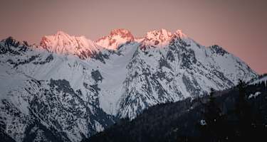 Alpenglühen am Arlberg