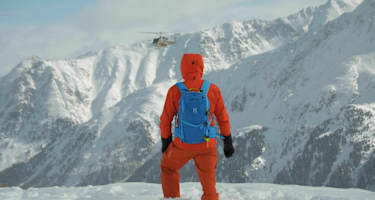 Winterpanorama: Sicherheit am Berg