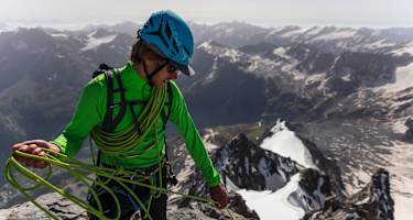 Simon Messner am Ortler