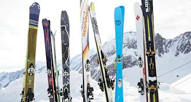 Tourenski im Gelände