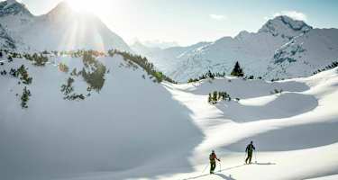 Skitourengeher am Arlberg