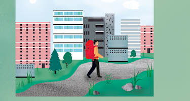 Illustration: Weitwandern - Training