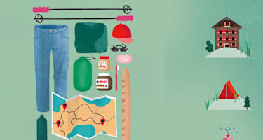 Illustration: Weitwandern