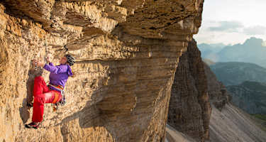 Barbara Zangerl in der Bellavista, Westliche Zinne