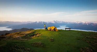Die schönsten Zeltplätze der Alpen
