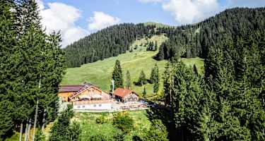Blick in die Bayrischen Voralpen