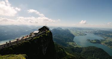 Die Schutzhütte Himmelspforte am Schafberg
