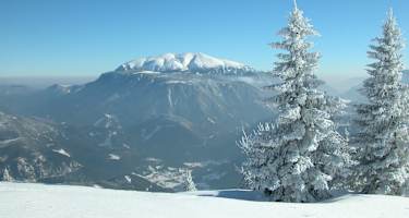Ausblick an klaren Wintertagen