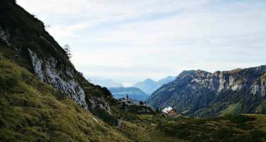 Blick auf die Lidernenhütte