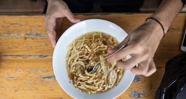 Frittatensuppe am Hochanger Schutzhaus