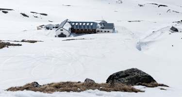 Blick auf die Wiesbadener Hütte