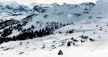 Blick auf die Pension Suppenalp