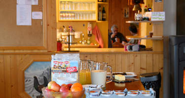 Frühstück auf dem Chalet du Soldat
