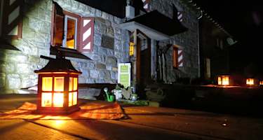 Claridenhütte bei Nacht
