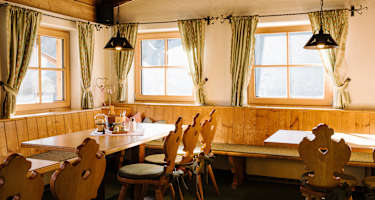 Stube in der Dresdnerhütte