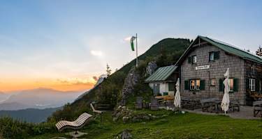 Abendstimmung auf der Ennstaler Hütte