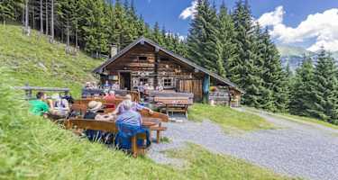 Die Fundneralm befindet sich oberhalb von Bad Hofgastein.