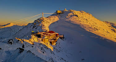 Die Glungezer-Hütte im Winter