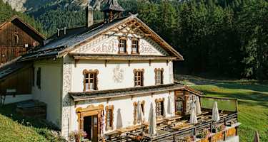 Hof Zuort am Ende des Val Sinestra in Graubünden