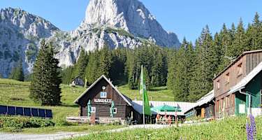 Die Klinkehütte im Gesäuse