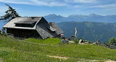 Blick zur Kohlröselhütte