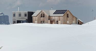 Die Leglerhütte mit Anbau