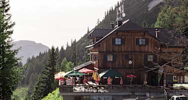 Die Loserhütte im steirischen Salzkammergut
