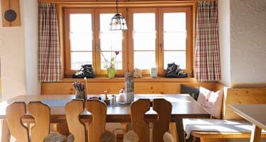 Die Stube der Mittenwalder Hütte