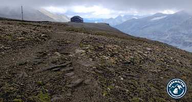 Die atemberaubende Lage der Oberwalderhütte