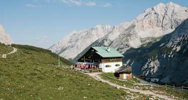 Die Pfeishütte im Karwendel