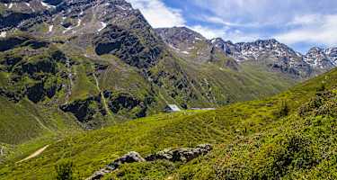 Die Potsdamer Hütte in den Stubaier Alpen