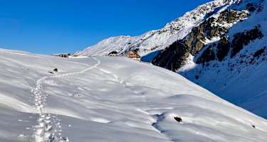 Die Potsdamer Hütte im Winter