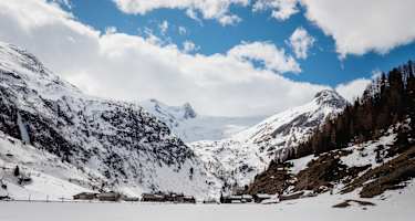 Die Almsiedlung in Innergschlöss bei Matrei