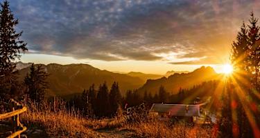 Herbst auf der Unternberg Alm