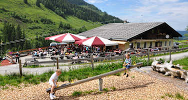 Spielplatz vor der Schönangeralm, Wildschönau