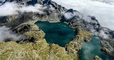 Die Wangenitzseehütte oberhalb des Wangenitzsees