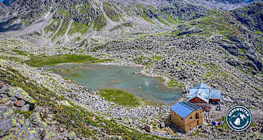 Die Winnebachseehuette auf 2372m.