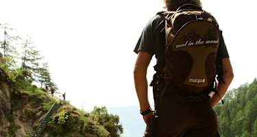 Blick auf die 1000 Stufen im Lahnbachgraben