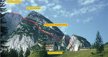 Übersicht Intersport Klettersteig - Großer Donnerkogel