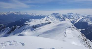 Blick vom Saxner zum Jaufenpass