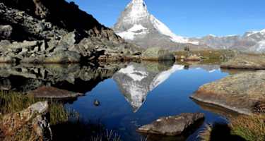 Riffelsee mit Matterhorn-Spiegelung 