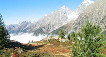 Blick vom Stallersattel in Richtung Antholzer See