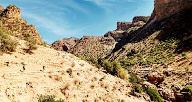 Durch den Wadi (Oued) S'das