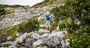 Der obere Teil des Böslsteigs