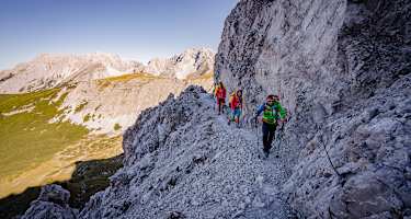 Unterwegs auf Etappe 3 des Karwendel Höhenweges
