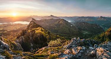 Der Schober bietet eine fantastische Aussicht über das Salzkammergut.